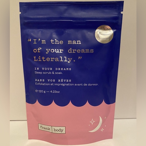 4/$20 Frank body In Your Dreams Sleep Scrub & Soak - 120g - Picture 1 of 2